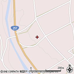 岐阜県中津川市加子母下桑原4490-1周辺の地図