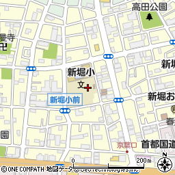 東京都江戸川区新堀周辺の地図