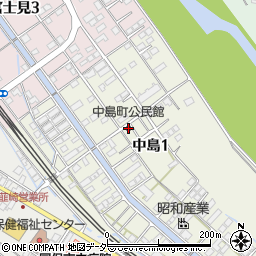 中島町公民館周辺の地図