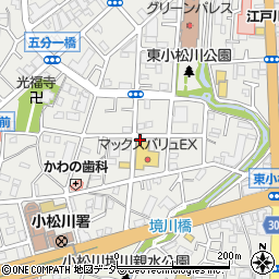 東京都江戸川区松島1丁目周辺の地図