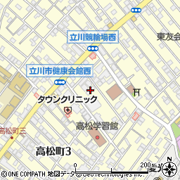 東京消防庁立川単身待機宿舎周辺の地図