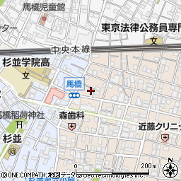 サンクレール高円寺周辺の地図