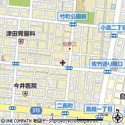 香港料理×食べ放題 MAX味仙 御徒町店周辺の地図