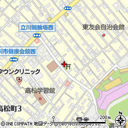 立川市高松児童館周辺の地図