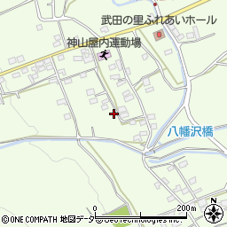 山梨県韮崎市神山町北宮地1044周辺の地図