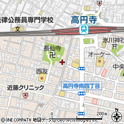 花子高円寺店周辺の地図