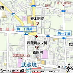 三井のリハウス　武蔵境店周辺の地図