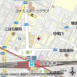 稲垣薬局　三鷹北口店周辺の地図