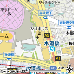 ＭＬＢ　ｃａｆｅ　ＴＯＫＹＯ　東京ドームシティ店周辺の地図