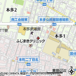 パークジャパン国分寺本多第１駐車場周辺の地図