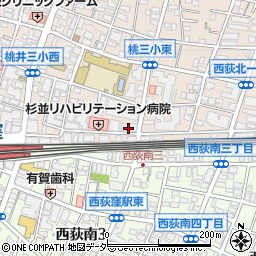 クイックリフォームサービス　西荻店周辺の地図