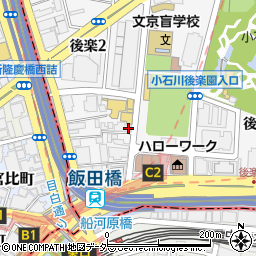 ＰＥＮ文京区後楽２丁目パーキング周辺の地図