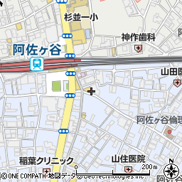 阿佐ヶ谷駅前パール皮膚科周辺の地図