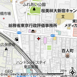 東京都新宿区百人町2丁目24-20周辺の地図