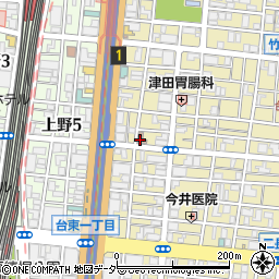 台東三郵便局 ＡＴＭ周辺の地図