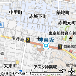 東京都新宿区矢来町120周辺の地図