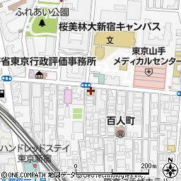 東京都新宿区百人町2丁目22-12周辺の地図