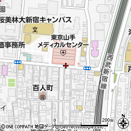 東京山手﻿メディカルセンター周辺の地図