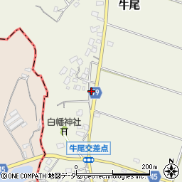 千葉県香取郡多古町牛尾837周辺の地図