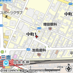 青山クリーニング店周辺の地図