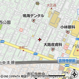 吉祥寺本町二郵便局周辺の地図