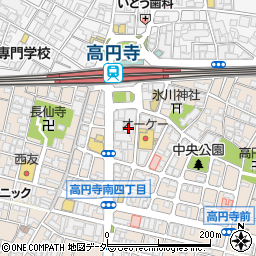 パレドール高円寺周辺の地図