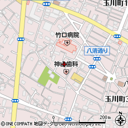 東京都昭島市玉川町周辺の地図