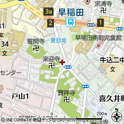 東京都新宿区喜久井町48周辺の地図