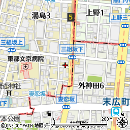 鮨いづ　事務所周辺の地図