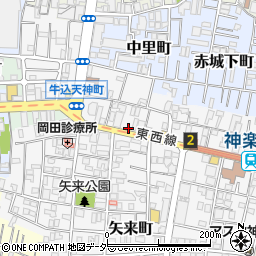 東京都新宿区天神町13周辺の地図