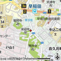 セブンイレブン新宿喜久井町店周辺の地図