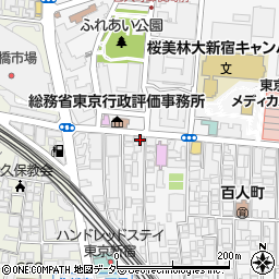 東京都新宿区百人町2丁目24-18周辺の地図