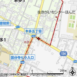 貫井北町五周辺の地図