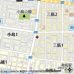 釜寅　蔵前店周辺の地図