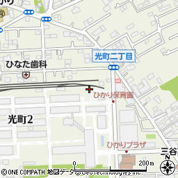 東京都国分寺市光町周辺の地図