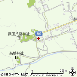 山梨県韮崎市神山町北宮地1154周辺の地図