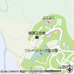 横溝正史館周辺の地図