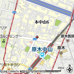 千葉県船橋市本中山6丁目5-11周辺の地図