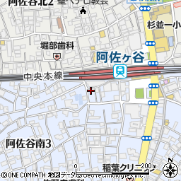 阿佐谷市庭スタジオ周辺の地図