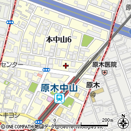 千葉県船橋市本中山6丁目5周辺の地図