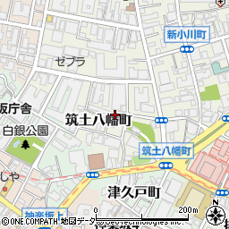東京都新宿区筑土八幡町4-4周辺の地図