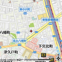 東京都新宿区新小川町3-9周辺の地図