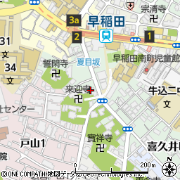 東京都新宿区喜久井町50周辺の地図