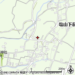 山梨県甲州市塩山下萩原1862周辺の地図