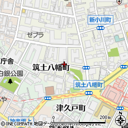 東京都新宿区筑土八幡町4-22周辺の地図