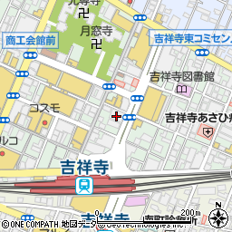 横浜銀行　吉祥寺支店周辺の地図