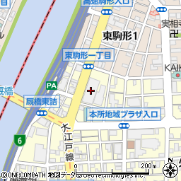 凸版印刷本所ＧＣビル周辺の地図