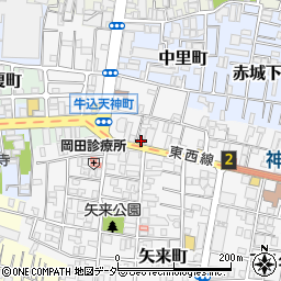 東京都新宿区天神町8周辺の地図