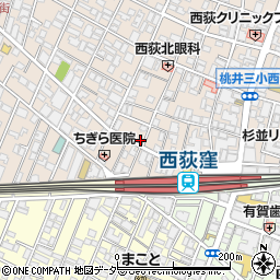 ＴＯＳＨＵ絵かきの店　西荻店周辺の地図