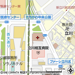東京法務局立川出張所周辺の地図